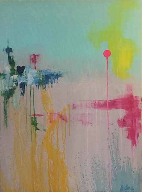 Oh, happy day! Acrylic on canvas (60x80cm)