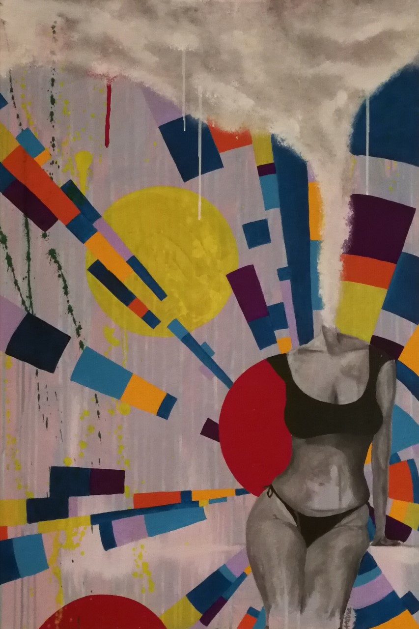 Full steam a-head. Acrylic on canvas (60x90cm)