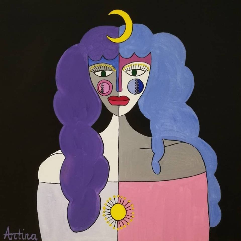 Fade away. Acrylic on canvas (50x50cm) EUR 900