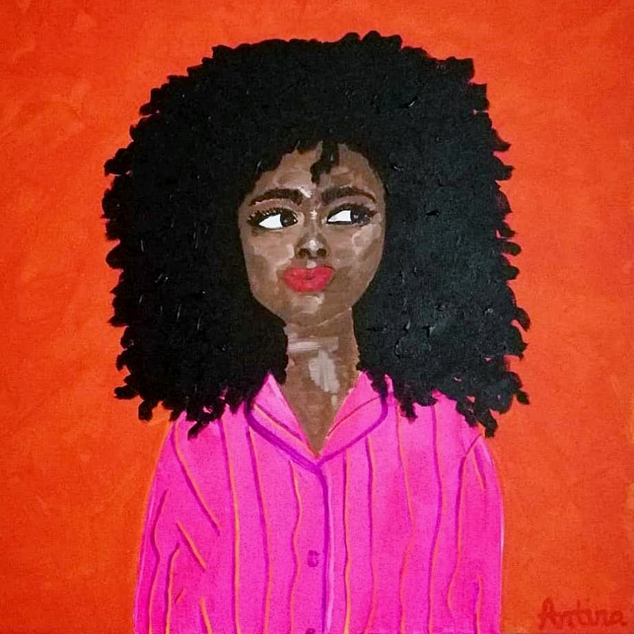 Oh dear people. Acrylic on canvas (50x50cm) EUR 800