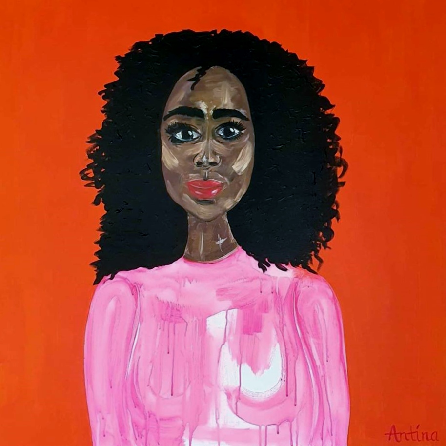 Flawless is boring. Acrylic on canvas (100x100cm) EUR 1600