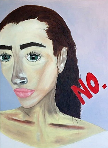 No. Is a full sentence. Oil on canvas (60x80cm)